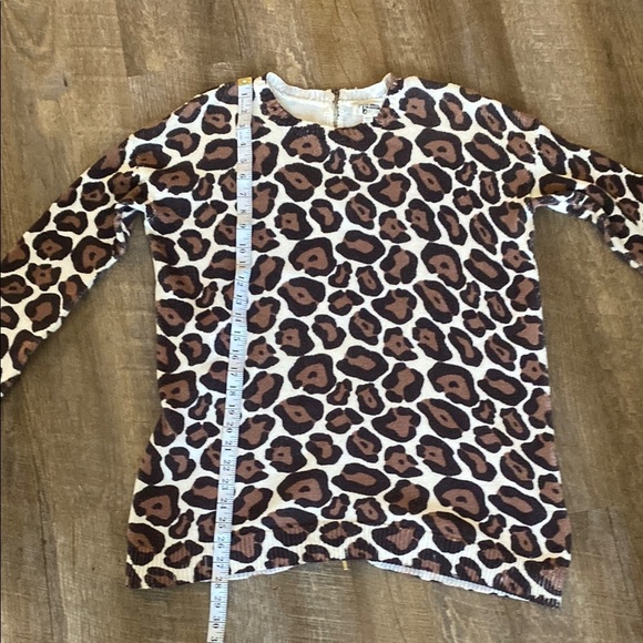Show Me Your MuMu Leopard Print Sweater Sz Sm - Picture 7 of 11